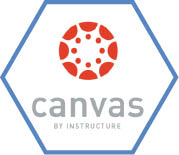 graphic of the Canvas logo by Instructure