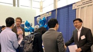 photo of OIT's table at Spring 2018 Expo